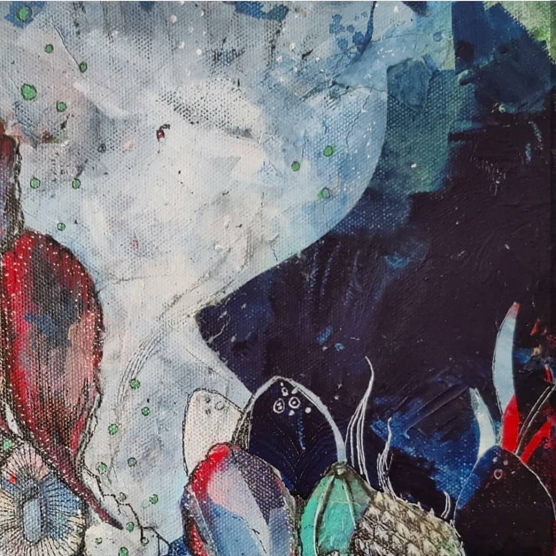 Razzmatazz Mixed media art by Asma Kazi