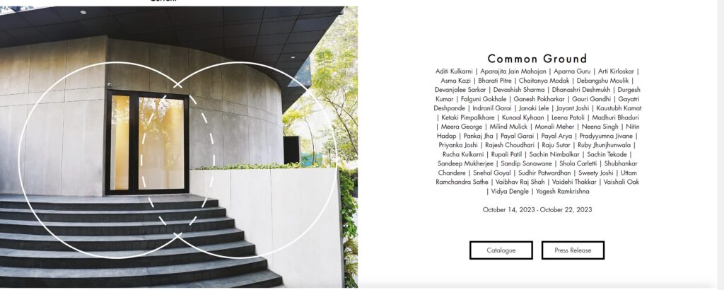 Common ground exhibition poster