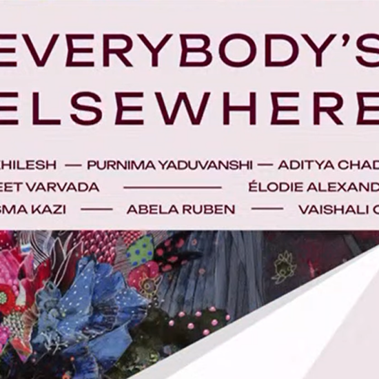 Everybody's Elsewhere- Group Show Poster