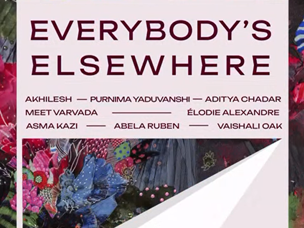 Everybody's Elsewhere- Group Show Poster